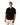black polo and beige linen